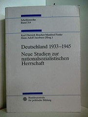 Deutschland 1933-1945 : Neue Studien zur nationalsozialistischen Herrschaft  Cover Image
