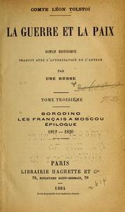 War and Peace  Cover Image