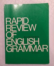 Rapid review of English grammar : a text for students of English as a second language  Cover Image